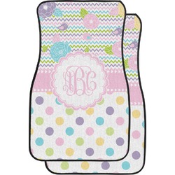 Girly Girl Car Floor Mats (Front Seat) (Personalized)