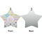 Girly Girl Ceramic Flat Ornament - Star Front & Back (APPROVAL)