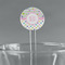 Girly Girl Clear Plastic 7" Stir Stick - Round - Main