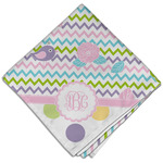 Girly Girl Cloth Dinner Napkin - Single w/ Monogram