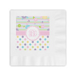 Girly Girl Coined Cocktail Napkins (Personalized)