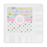 Girly Girl Embossed Decorative Napkins (Personalized)