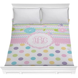 Girly Girl Comforter - Full / Queen (Personalized)