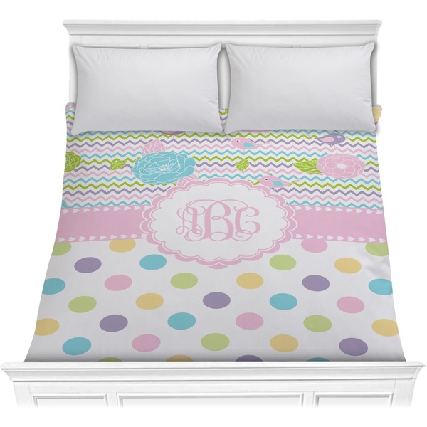 Custom Girly Girl Comforter - Full / Queen (Personalized)