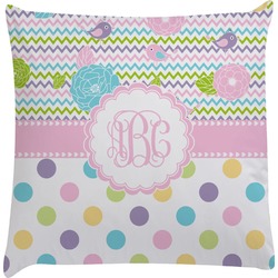 Girly Girl Decorative Pillow Case (Personalized)
