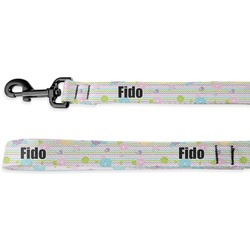 Girly Girl Deluxe Dog Leash - 4 ft (Personalized)