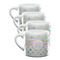 Girly Girl Double Shot Espresso Mugs - Set of 4 Front