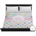 Girly Girl Duvet Cover - King (Personalized)