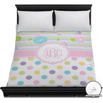 Girly Girl Duvet Cover - Full / Queen (Personalized)