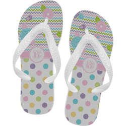 Girly Girl Flip Flops - XSmall (Personalized)