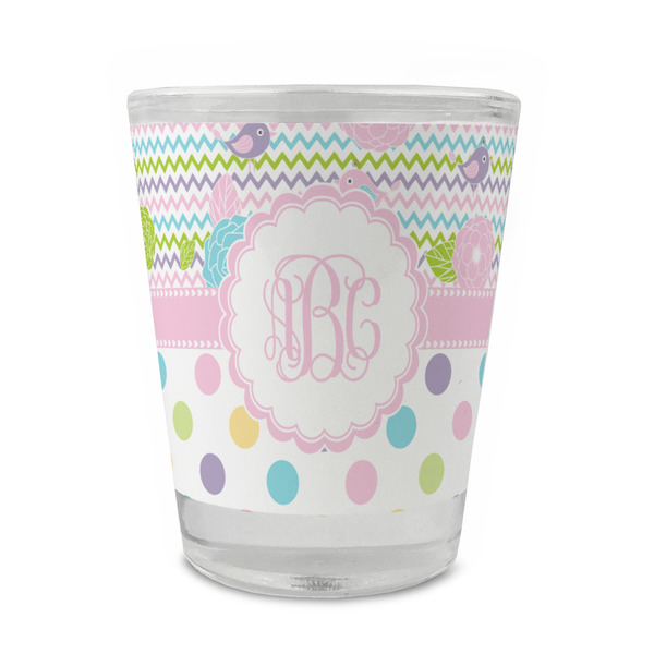 Custom Girly Girl Glass Shot Glass - 1.5 oz - Single (Personalized)