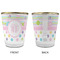 Girly Girl Glass Shot Glass - with gold rim - APPROVAL