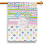 Girly Girl 28" House Flag - Single Sided (Personalized)