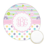 Girly Girl Printed Cookie Topper - 2.5" (Personalized)