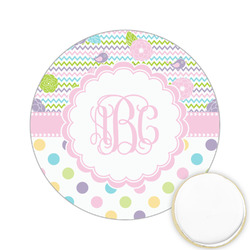 Girly Girl Printed Cookie Topper - 2.15" (Personalized)