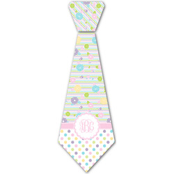 Girly Girl Iron On Tie - 4 Sizes w/ Monogram