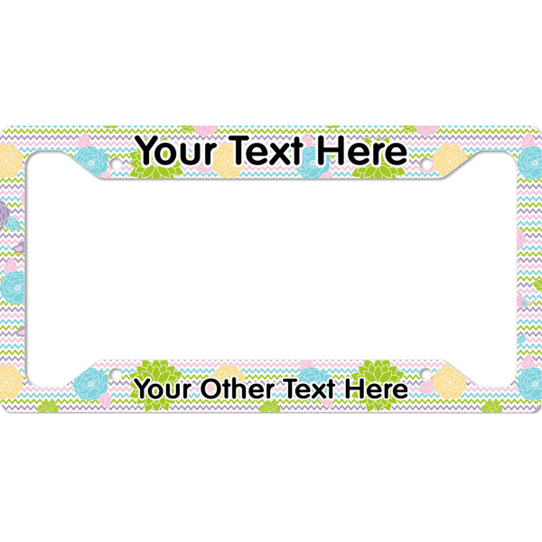 Custom Girly Girl License Plate Frame (Personalized)