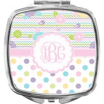 Girly Girl Compact Makeup Mirror (Personalized)