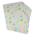 Girly Girl Binder Tab Divider - Set of 6 (Personalized)