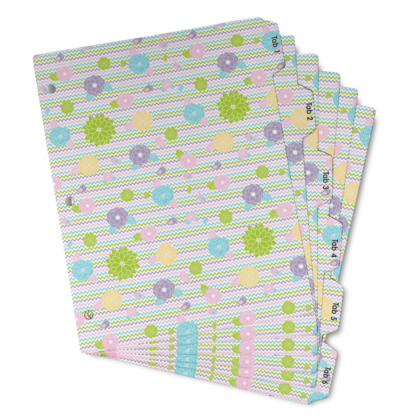 Custom Girly Girl Binder Tab Divider - Set of 6 (Personalized)