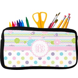 Girly Girl Neoprene Pencil Case (Personalized)