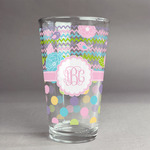 Girly Girl Pint Glass - Full Print (Personalized)