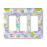 Girly Girl Rocker Style Light Switch Cover - Three Switch