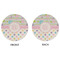 Girly Girl Round Linen Placemats - APPROVAL (double sided)