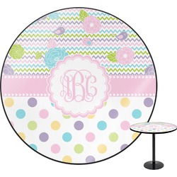Girly Girl Round Table - 30" (Personalized)