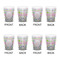 Girly Girl Shot Glass - White - Set of 4 - APPROVAL