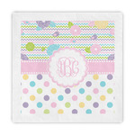 Girly Girl Standard Decorative Napkins (Personalized)