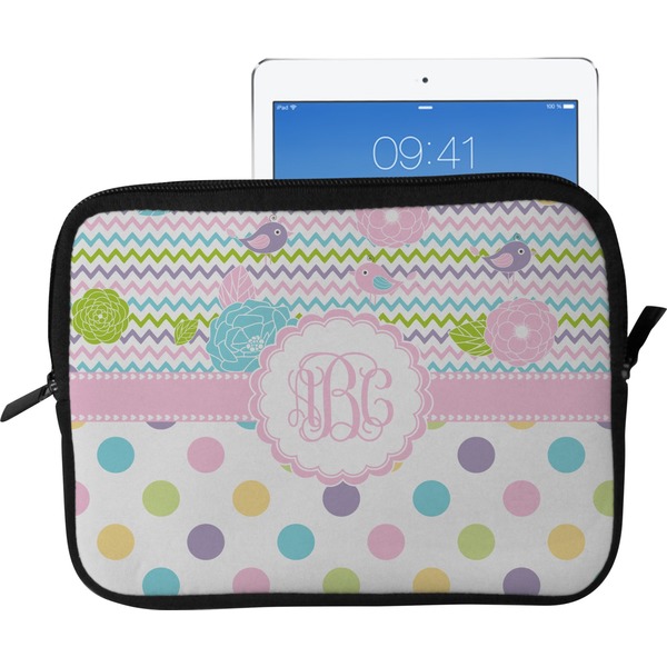 Custom Girly Girl Tablet Case / Sleeve - Large (Personalized)