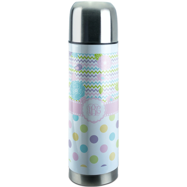 Custom Girly Girl Stainless Steel Thermos (Personalized)