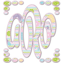 Girly Girl Monogram Decal - Large (Personalized)