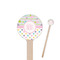 Girly Girl Wooden 7.5" Stir Stick - Round - Closeup