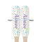 Girly Girl Wooden Food Pick - Paddle - Double Sided - Front & Back