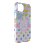 Girly Girl iPhone Case - Plastic - iPhone 14 Plus (Personalized)