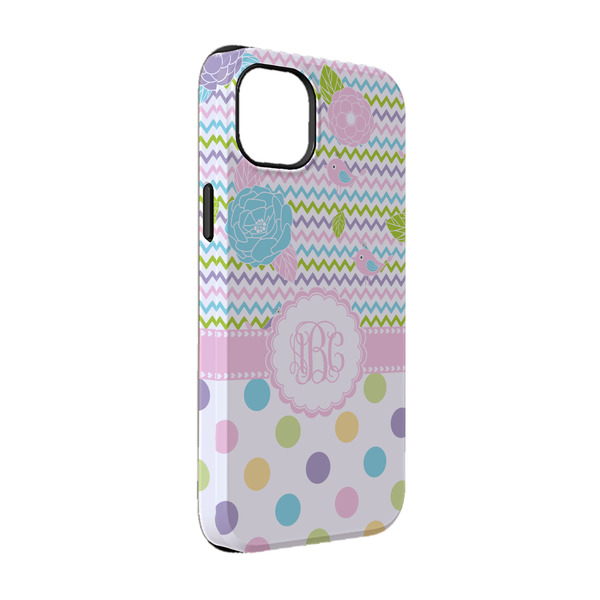 Custom Girly Girl iPhone Case - Rubber Lined - iPhone 14 (Personalized)