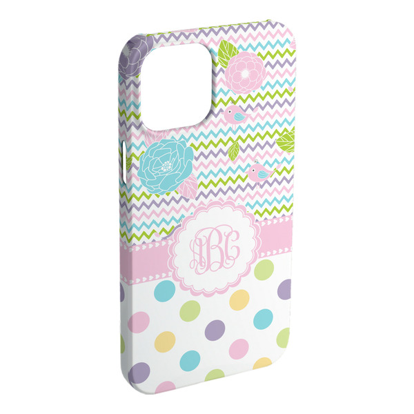 Custom Girly Girl iPhone Case - Plastic - iPhone 15 Plus (Personalized)