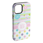 Girly Girl iPhone Case - Rubber Lined - iPhone 15 Pro Max (Personalized)