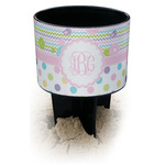 Girly Girl Black Beach Spiker Drink Holder (Personalized)