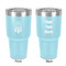 Dreamcatcher 30 oz Stainless Steel Ringneck Tumbler - Teal - Double Sided - Front & Back