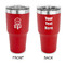 Dreamcatcher 30 oz Stainless Steel Ringneck Tumblers - Red - Double Sided - APPROVAL