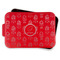 Dreamcatcher Aluminum Baking Pan - Red Lid - FRONT w/lif off