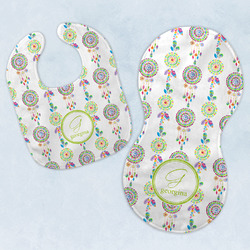 Dreamcatcher Baby Bib & Burp Set w/ Name and Initial