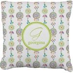 Dreamcatcher Faux-Linen Throw Pillow 16" (Personalized)