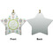 Dreamcatcher Ceramic Flat Ornament - Star Front & Back (APPROVAL)