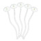 Dreamcatcher Clear Plastic 7" Stir Stick - Oval - Fan