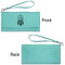 Dreamcatcher Ladies Wallets - Faux Leather - Teal - Front & Back View