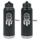 Dreamcatcher Laser Engraved Water Bottles - Front & Back Engraving - Front & Back View